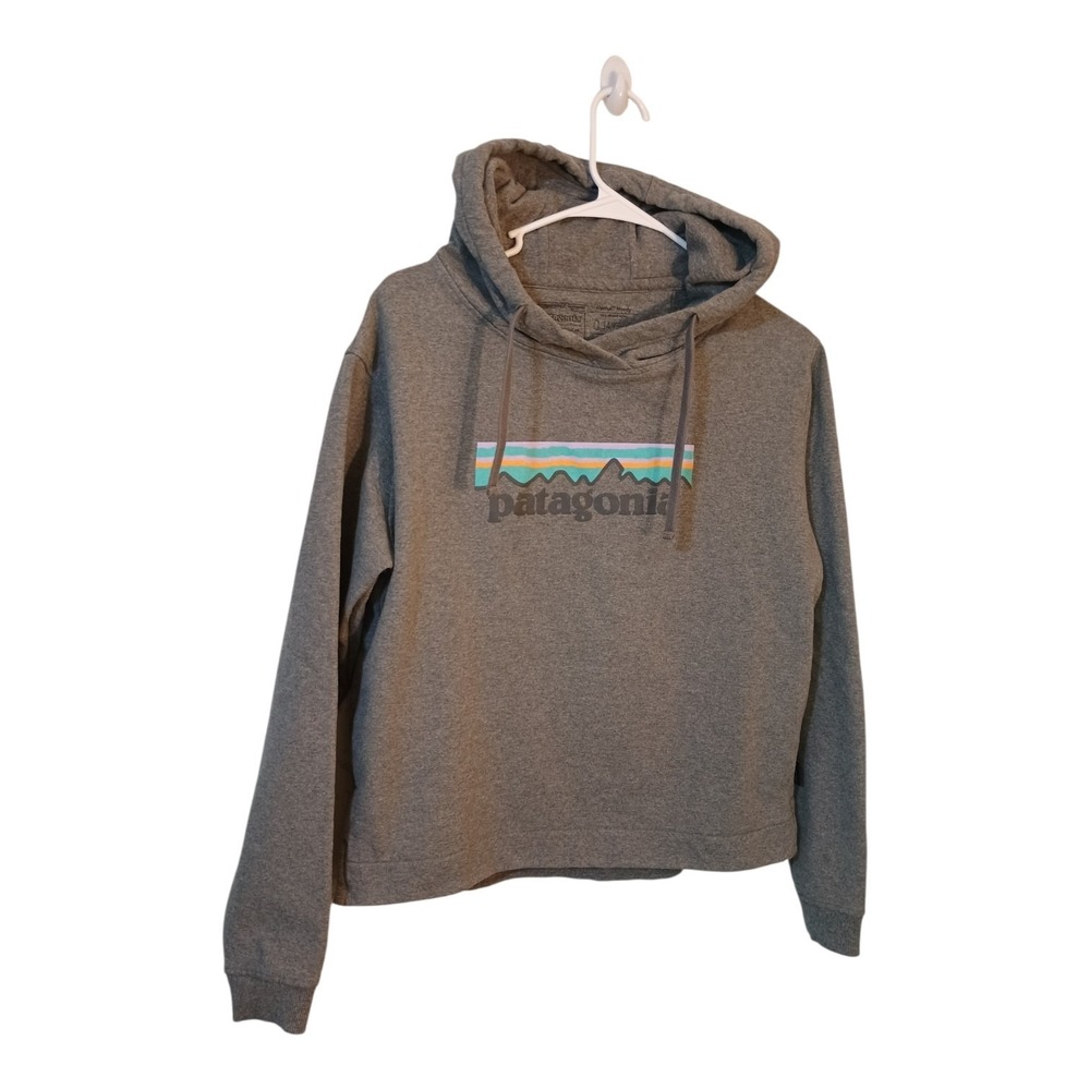 Patagonia Uprisal‎ Hoody Women's Sm Gray Hoodie Pockets Outdoor Athleisure Logo